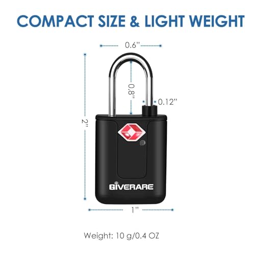 4 Pack TSA Approved Luggage Locks on Sale - 64% Off - Image 3
