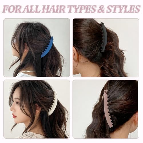 4 Pcs 5.1 Inch Large Hair Claw Clips for Women – 41% Off - Image 7