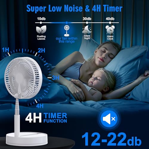 35% Off Portable Foldable Rechargeable Oscillating Fan - Image 4