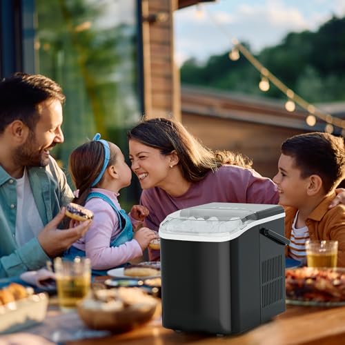 Portable Countertop Ice Maker with Handle under $70 - Image 6