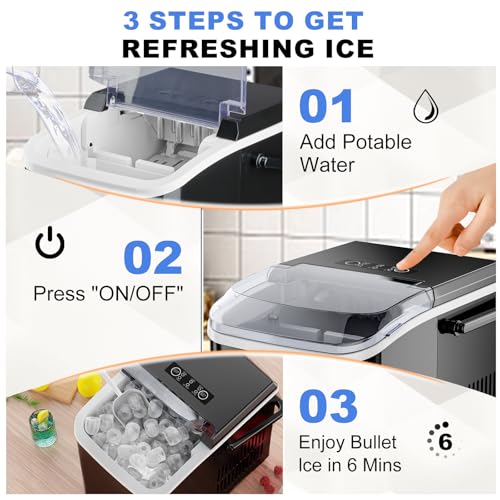 Portable Countertop Ice Maker with Handle under $70 - Image 7