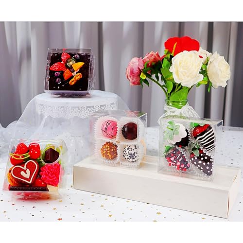 25-Pack Clear Bakery Boxes – Perfect for Treats & Gifts - Image 5