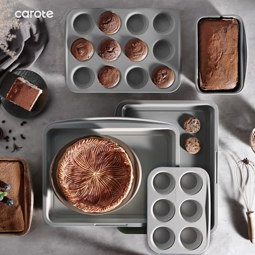 57% Off CAROTE 7-Piece Nonstick Baking Pan Set - Image 4