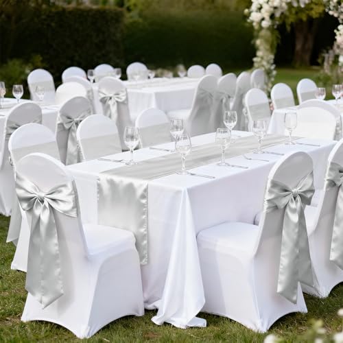 50% Off 10 Pack Satin Table Runners for Wedding/Banquet - Image 5