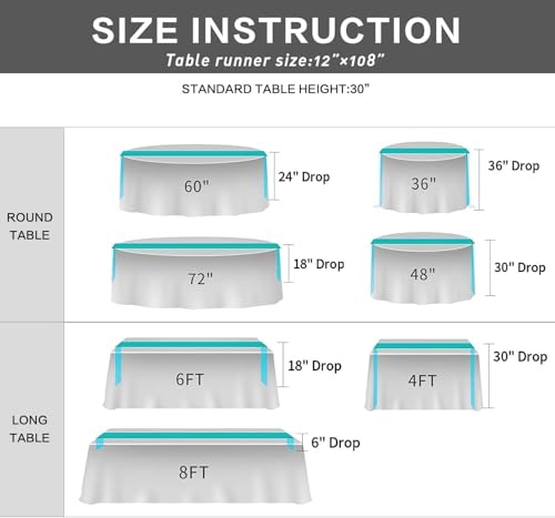 50% Off 10 Pack Satin Table Runners for Wedding/Banquet - Image 7