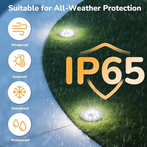 INCX Solar Lights: 21% Off, Bright & Waterproof 12-Pack - Image 3