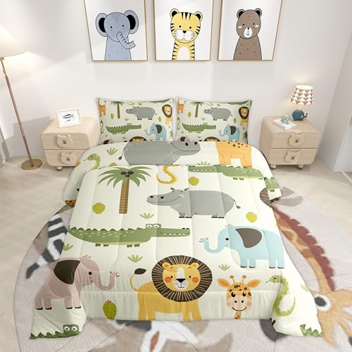 36% Off Feelyou Cute Wild Animals Bedding Set for Kids - Image 2