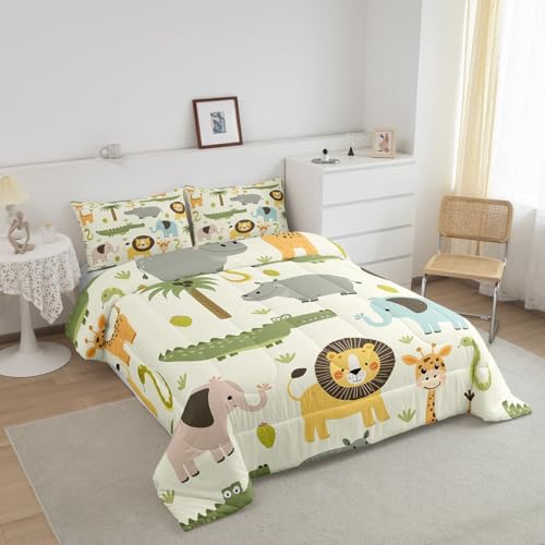 36% Off Feelyou Cute Wild Animals Bedding Set for Kids - Image 3