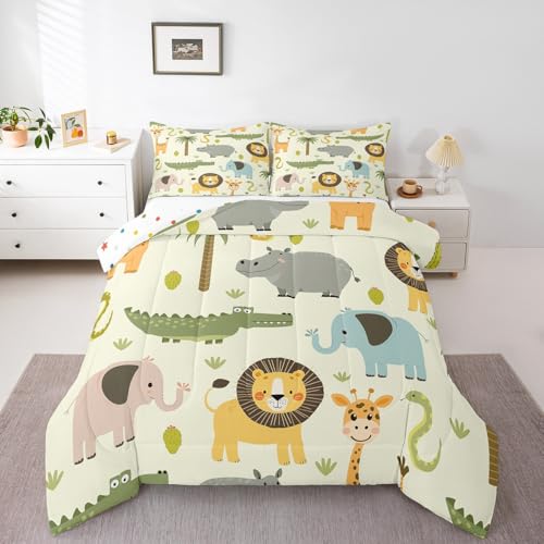 36% Off Feelyou Cute Wild Animals Bedding Set for Kids - Image 7