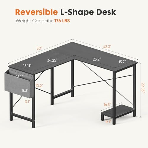 28% Off Sweetcrispy L Shaped Desk - Gaming or Office - Image 4
