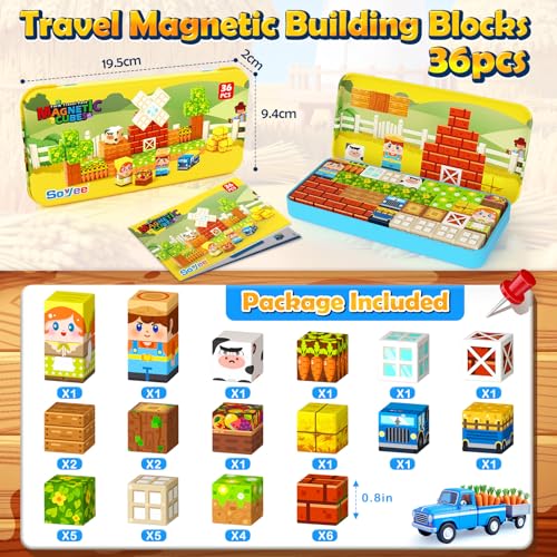 25% Off Soyee Magnetic Blocks Travel Toy for Kids 3-8 - Image 6