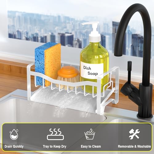 Maifan Kitchen Sink Caddy: 33% Off with Auto Drain Tray - Image 4