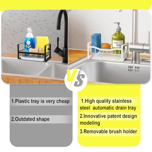 Maifan Kitchen Sink Caddy: 33% Off with Auto Drain Tray - Image 5
