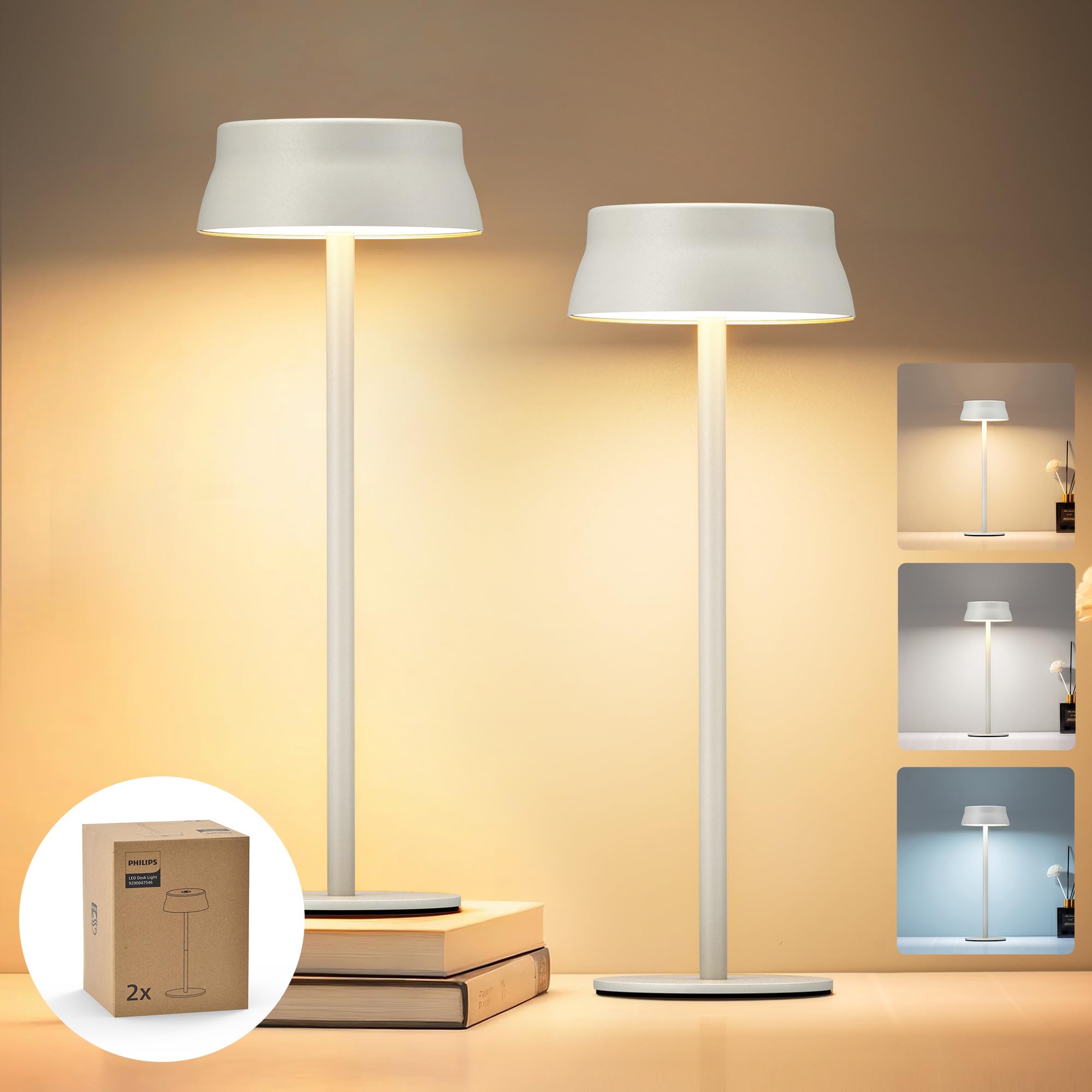 Save 57% on Philips Cordless Rechargeable Table Lamp