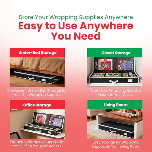 57% Off Handy Laundry Gift Wrap Storage Organizer - Image 5