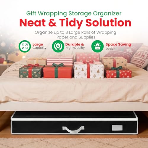 57% Off Handy Laundry Gift Wrap Storage Organizer - Image 8
