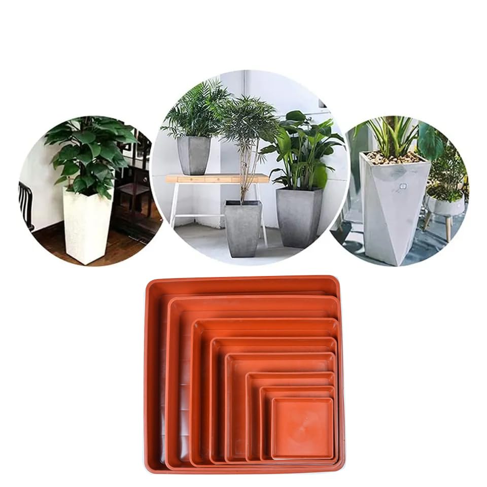 50% Off LWALRS 5-Pack Square Plant Saucers for Indoors & Outdoors - Image 4