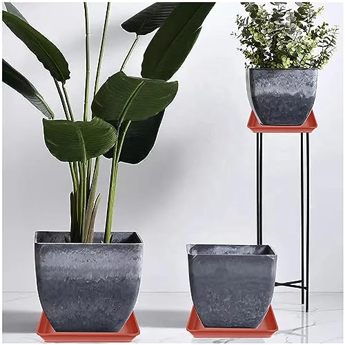 50% Off LWALRS 5-Pack Square Plant Saucers for Indoors & Outdoors - Image 5
