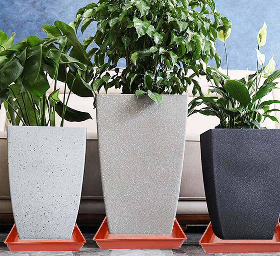 50% Off LWALRS 5-Pack Square Plant Saucers for Indoors & Outdoors - Image 6