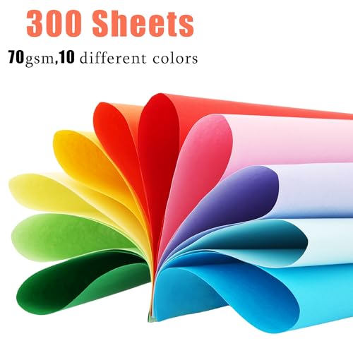 50% Off 300 Sheets A4 Colored Paper for Crafts & Office - Image 4