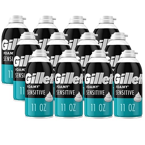 49% Off Gillette Foamy Shaving Cream for Sensitive Skin - Image 2