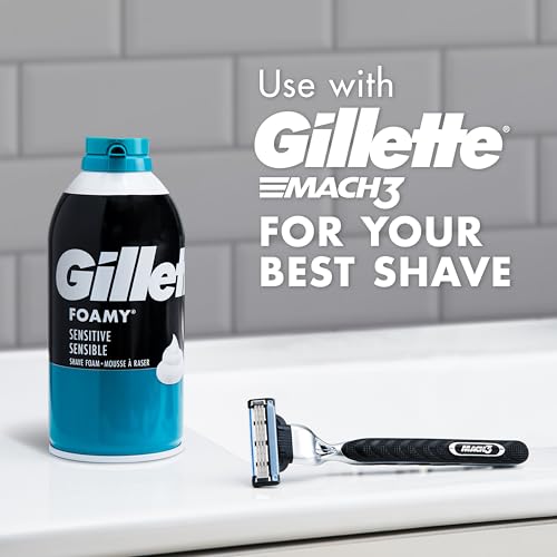49% Off Gillette Foamy Shaving Cream for Sensitive Skin - Image 7