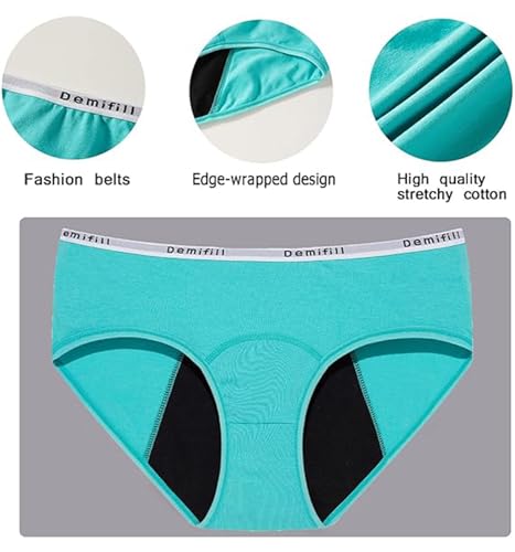 Save 44%! Demifill 6-Pack Period Panties for Teens - Image 4