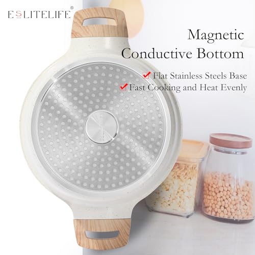 33% Off ESLITE LIFE 5 Quart Nonstick Stock Pot - Image 8