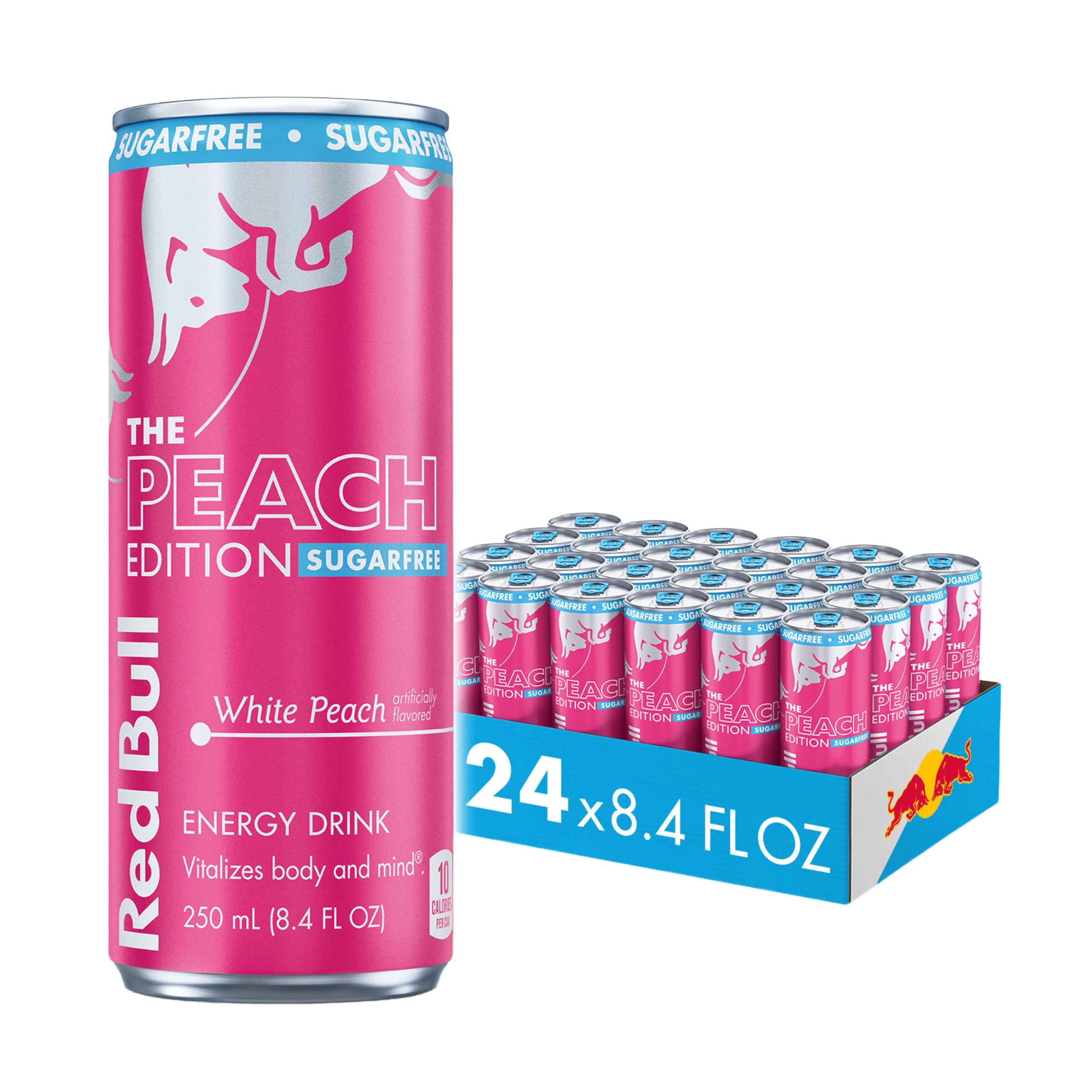 32% Off Red Bull Peach Sugarfree Energy Drink, 24 Cans
