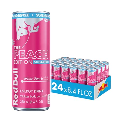 32% Off Red Bull Peach Sugarfree Energy Drink, 24 Cans - Image 2