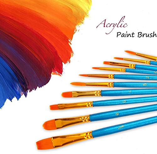 56% Off Soucolor 20-Piece Acrylic Paint Brush Set - Image 6