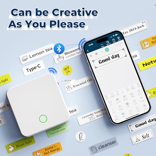 48% Off DETONGER Bluetooth Label Maker with Tape - Image 5