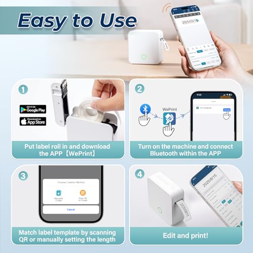 48% Off DETONGER Bluetooth Label Maker with Tape - Image 6