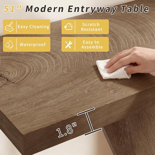 50% Off karlott 51" V-Shaped Console Table - Code D2XLWX3D - Image 6