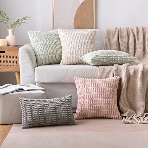 44% Off MIULEE Pack of 2 Corduroy Throw Pillow Covers 18x18 - Image 4