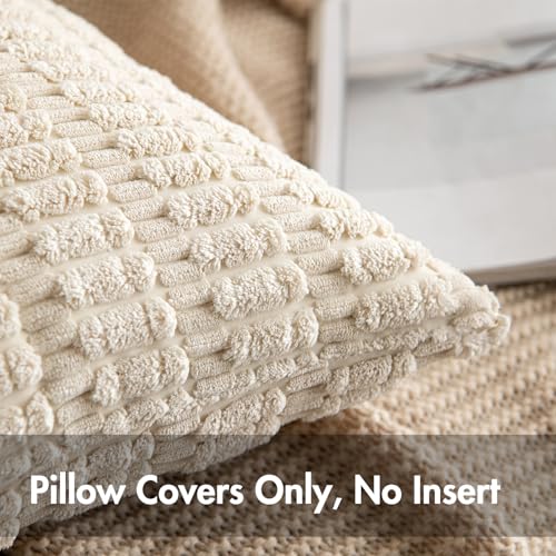 44% Off MIULEE Pack of 2 Corduroy Throw Pillow Covers 18x18 - Image 5