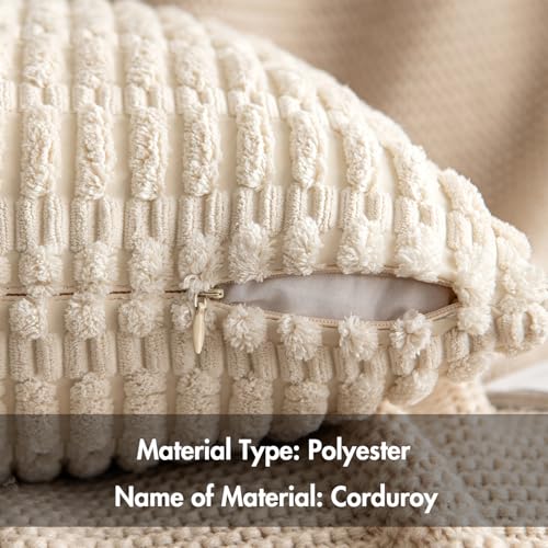 44% Off MIULEE Pack of 2 Corduroy Throw Pillow Covers 18x18 - Image 6