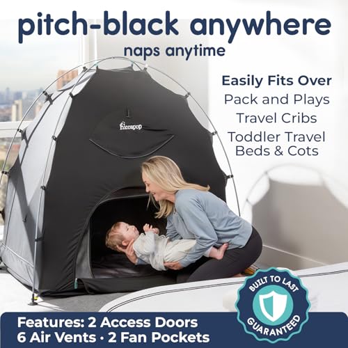 Save 40% on Hiccapop Daydreamer Blackout Tent for Baby - Image 3