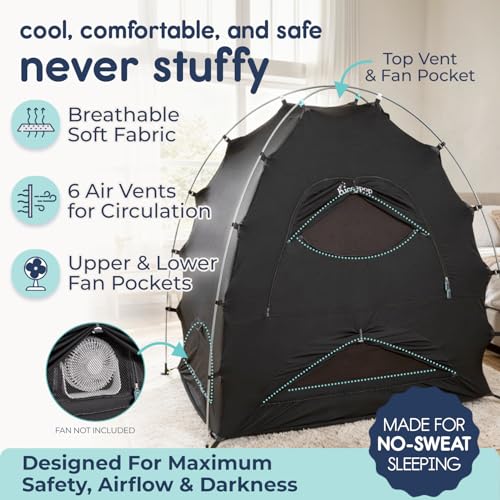 Save 40% on Hiccapop Daydreamer Blackout Tent for Baby - Image 4