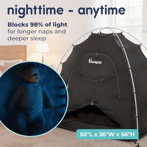 Save 40% on Hiccapop Daydreamer Blackout Tent for Baby - Image 5