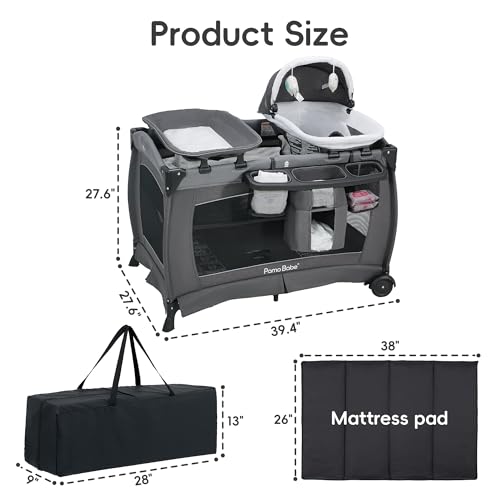 Save 38% on Pamo Babe Pack & Play with Bassinet - Image 3