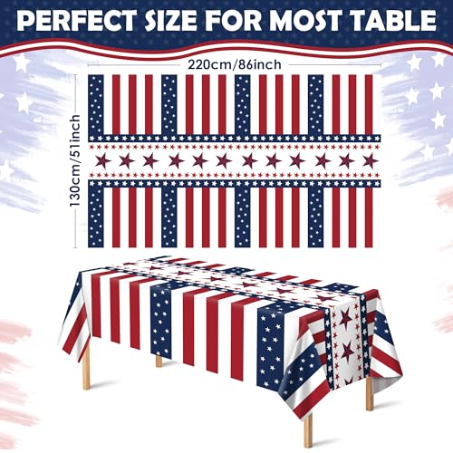Patriotic Party Tablecloth: Save 50% with Code 9P8YUDPN - Image 3