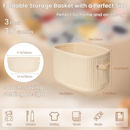 50% Off Keeswin 3-Pack Small Woven Storage Baskets - Image 6
