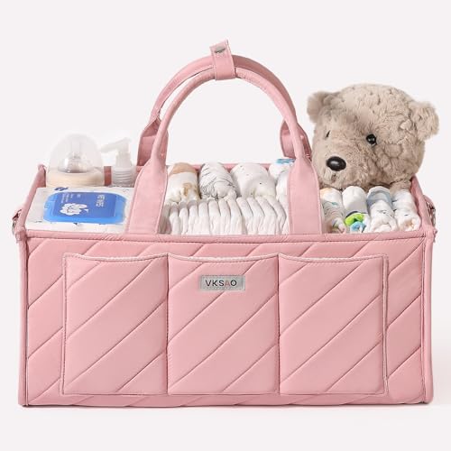50% Off VKSAO Pink Diaper Caddy Organizer for Baby - Image 2