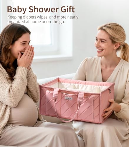 50% Off VKSAO Pink Diaper Caddy Organizer for Baby - Image 4