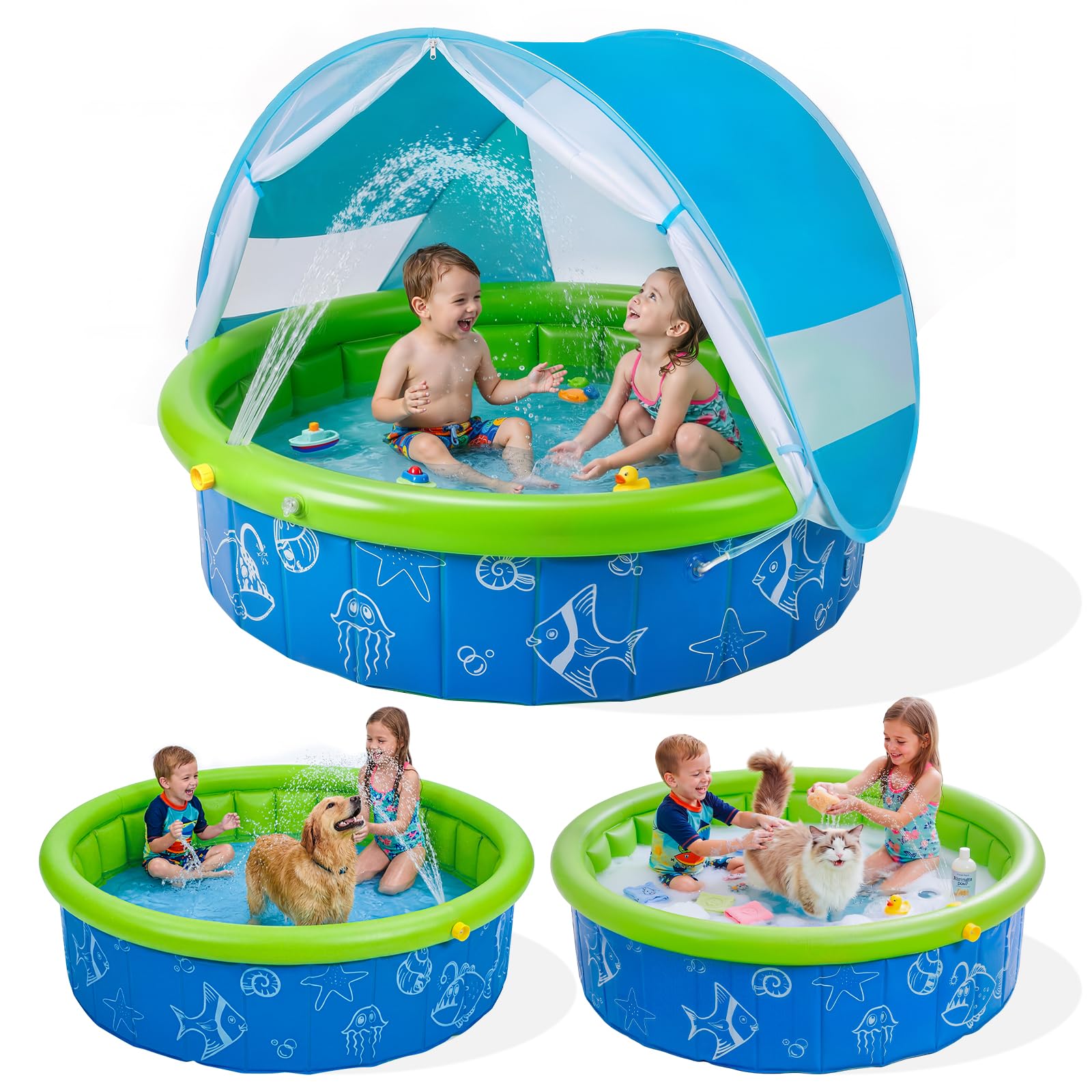 43% Off PEEMARIO Foldable Kids Pool - Image 1