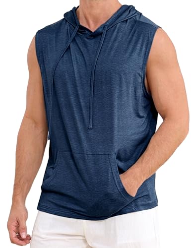 50% Off Men's Sleeveless Hooded Athletic Tank Top - Image 2