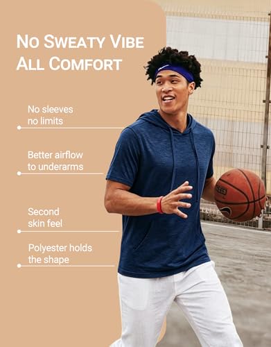 50% Off Men's Sleeveless Hooded Athletic Tank Top - Image 5