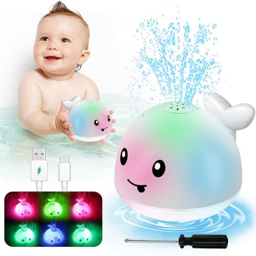 61% Off Light Up Whale Bath Toy for Toddlers 1-3 - Code TQTG2HZY - Image 2
