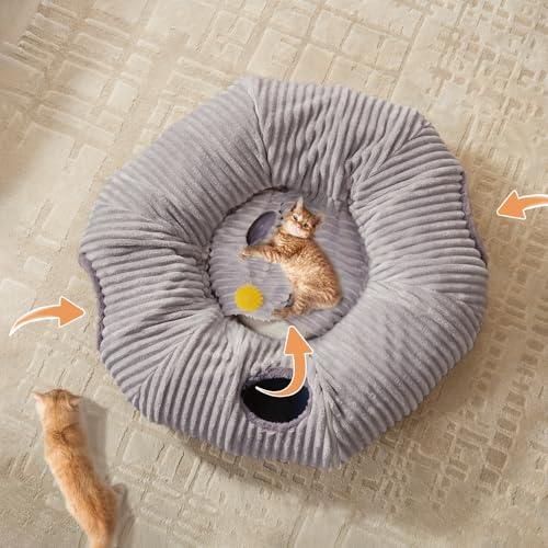 40% Off Cat Tunnel Bed with Hidden Play & Sleep Area - Image 7